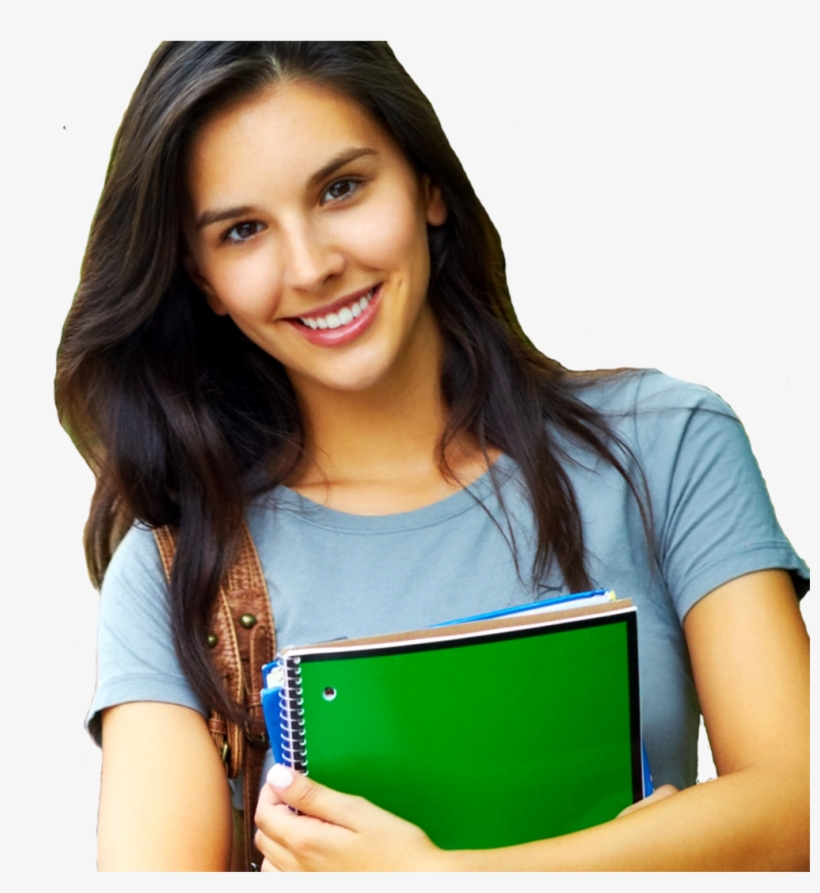 Girl With Book Png Image, transparent png #39915