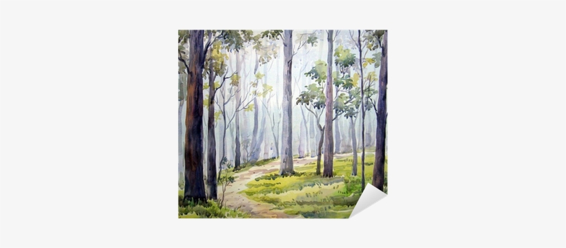 Painting Of Watercolour Forest, transparent png #39918