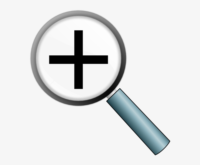 Magnifying Glass With Plus Sign Free Transparent PNG Download PNGkey