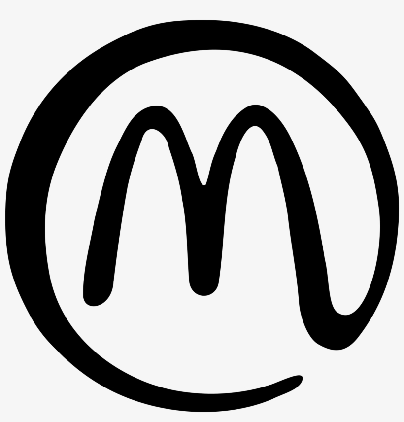 Logo Background Shapes Png Download - Black Mcdonald's Logo, transparent png #300200