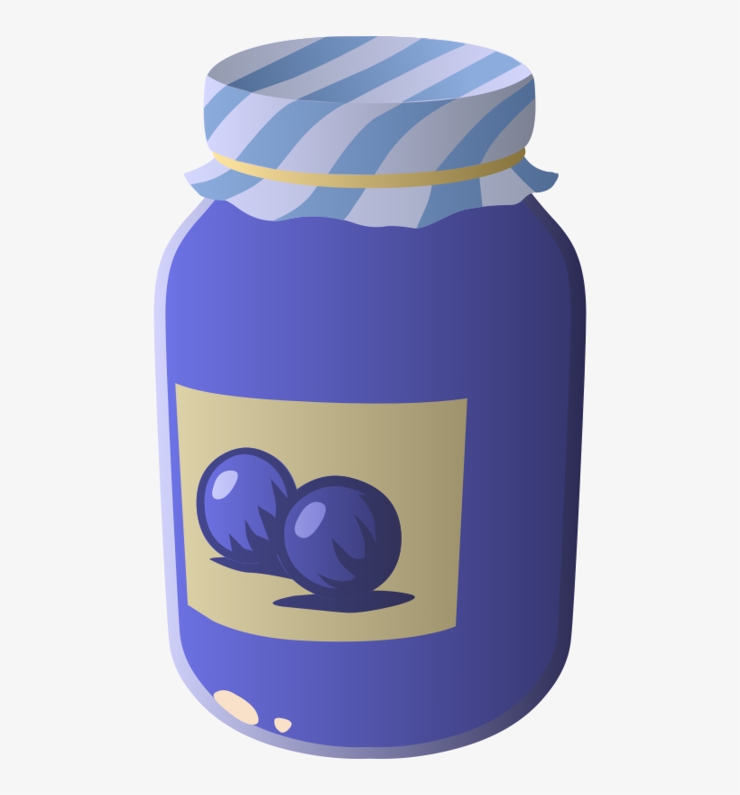 Blueberry Cliparts - Blueberry Jam Clipart, transparent png #300243