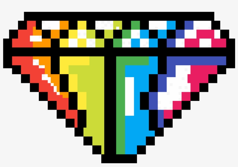 Pixilart - Pixel Art Easy Diamond, transparent png #300599