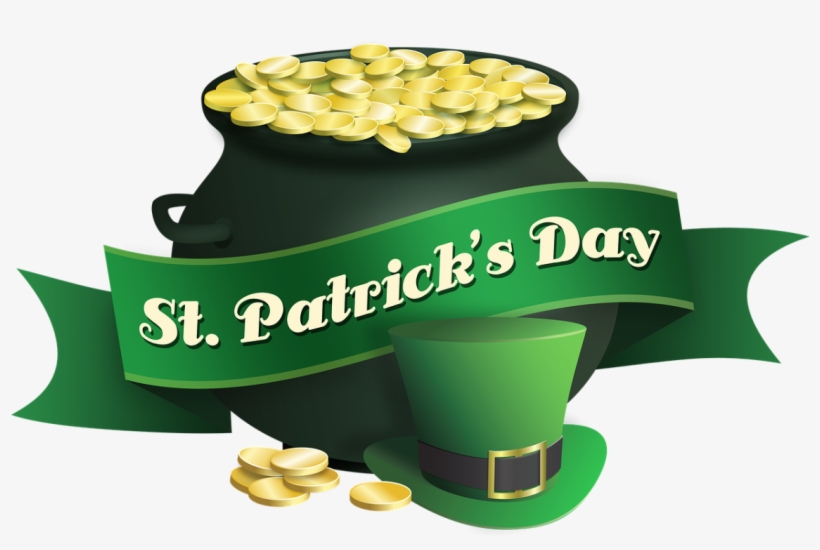 St Patrick's Day, Saint Patricks Day, Pot Of Gold - San Patrick Day Png, transparent png #300639