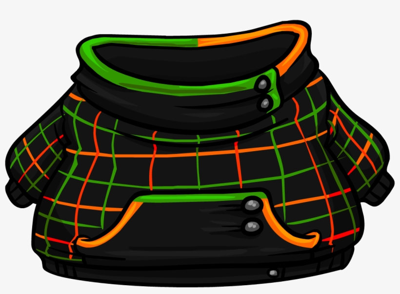 Neon Grid Jacket - Orange, transparent png #300751