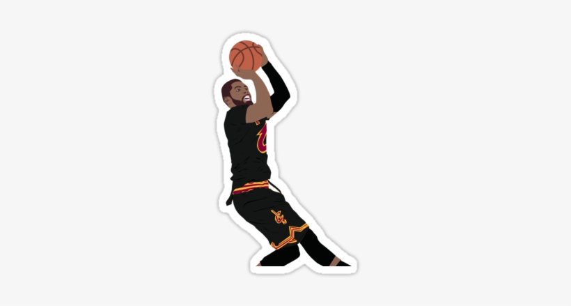 "kyrie Irving" Stickers By Karencumlat - Drawing, transparent png #301153
