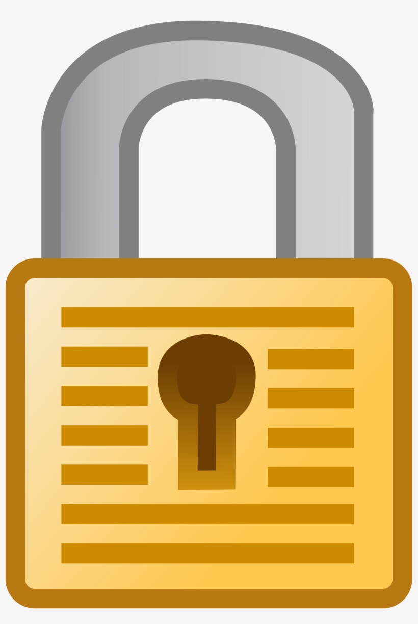 Locked Clipart - Clip Art Pad Lock, transparent png #301260