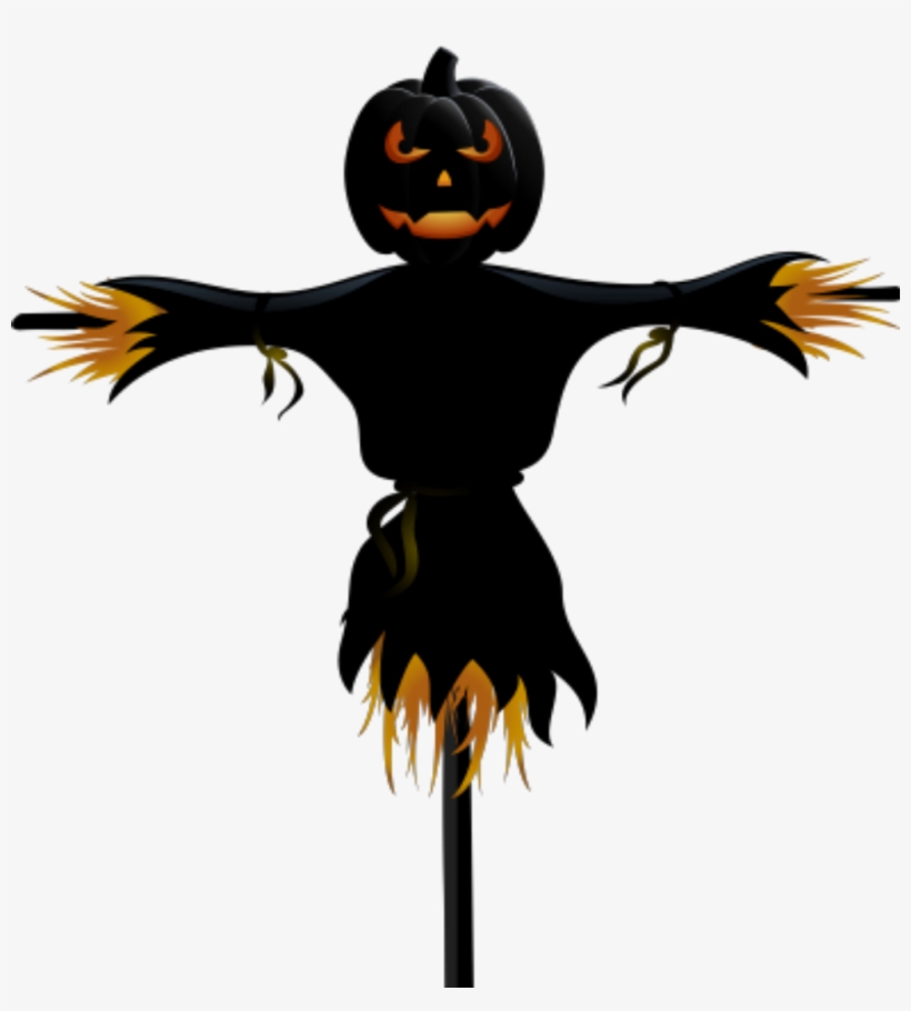 Halloween Pumpkin Scarecrow Transparent Png Clip Art - Halloween Clipart Transparent Background, transparent png #301544