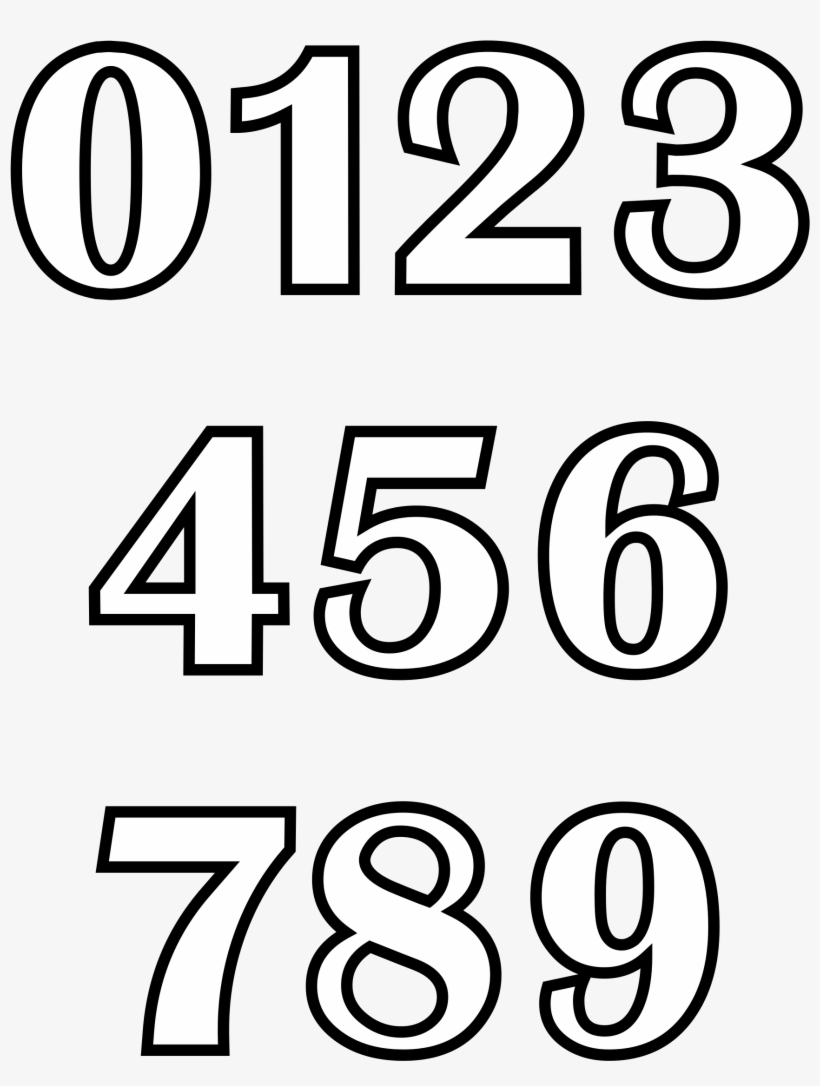 Download Open Coloring Book Numbers Free Transparent Png Download Pngkey