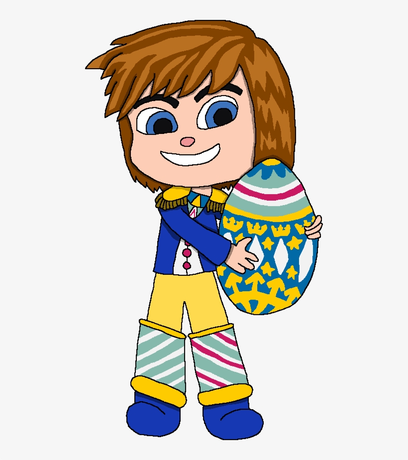 Eric Von Schweetz Holding A Easter Egg - Cartoon, transparent png #301726