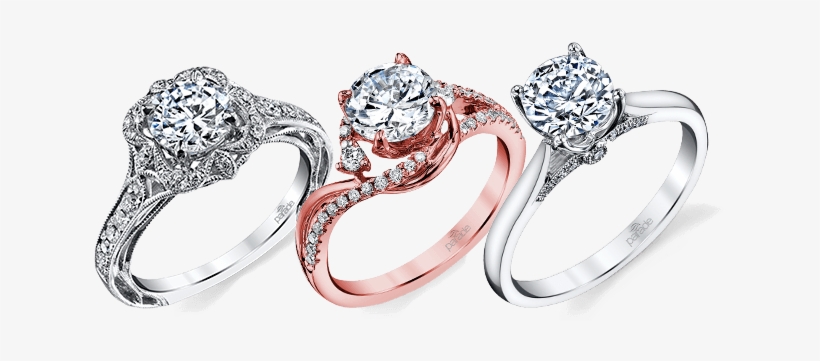 Engagement Rings - Bacio Jewels 925 Silver Round Cut White Cz Solitaire, transparent png #301798