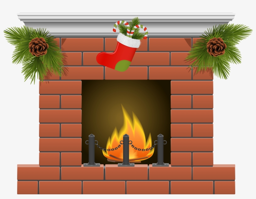 Transparent Fireplace Cliparts - Fireplace Clipart, transparent png #301883