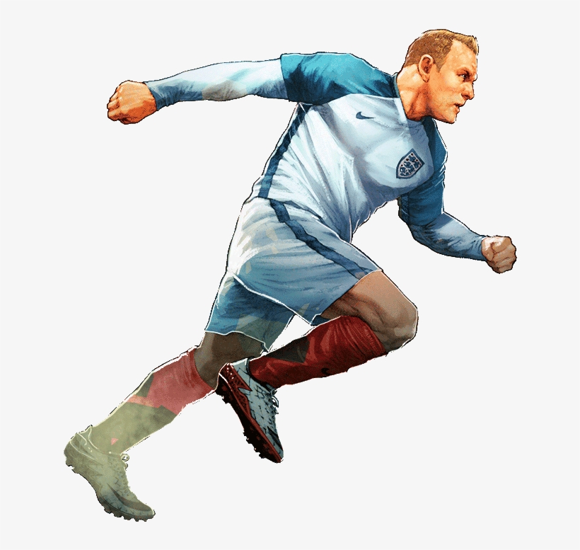 Wayne Rooney - Jumping, transparent png #302178