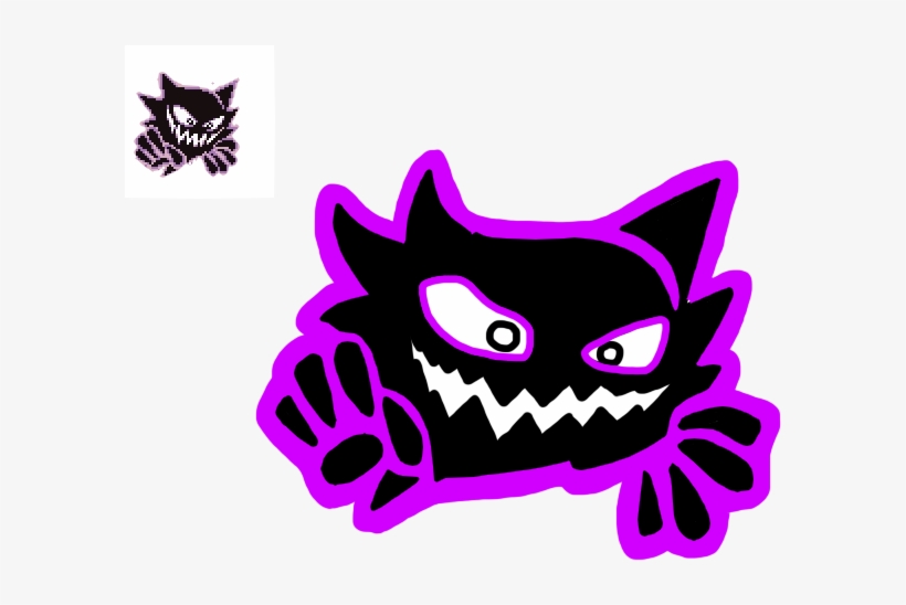 Haunter - Pokemon Haunter First Sprite, transparent png #302448
