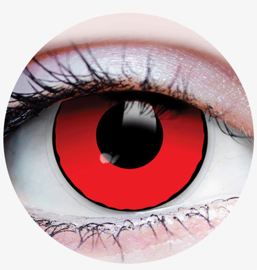 22907 Blood Eyes V=1522947583 - Primal Halloween Contacts 1 Pair Sauron, transparent png #302754