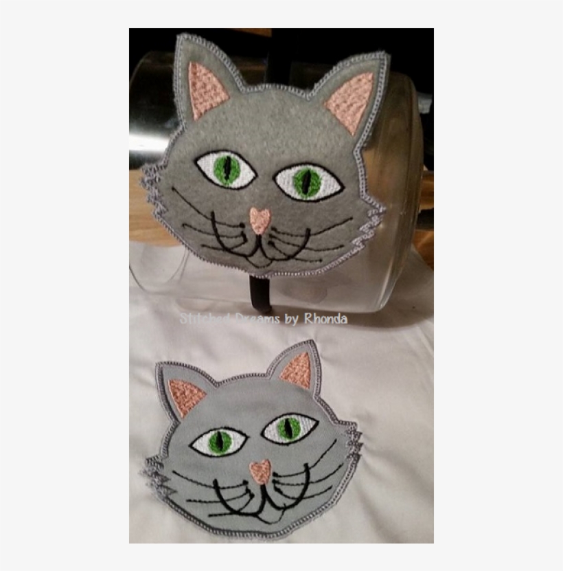 Cat Face Appl-slider Set - Domestic Short-haired Cat, transparent png #302893