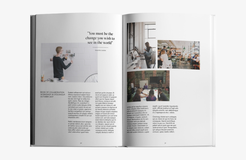 Boc Spread 3 - Newsprint, transparent png #303232