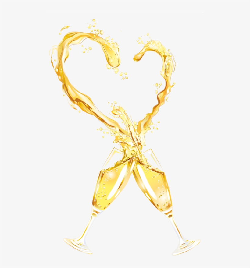 Flûtes De Champagne - Champagne, transparent png #303313
