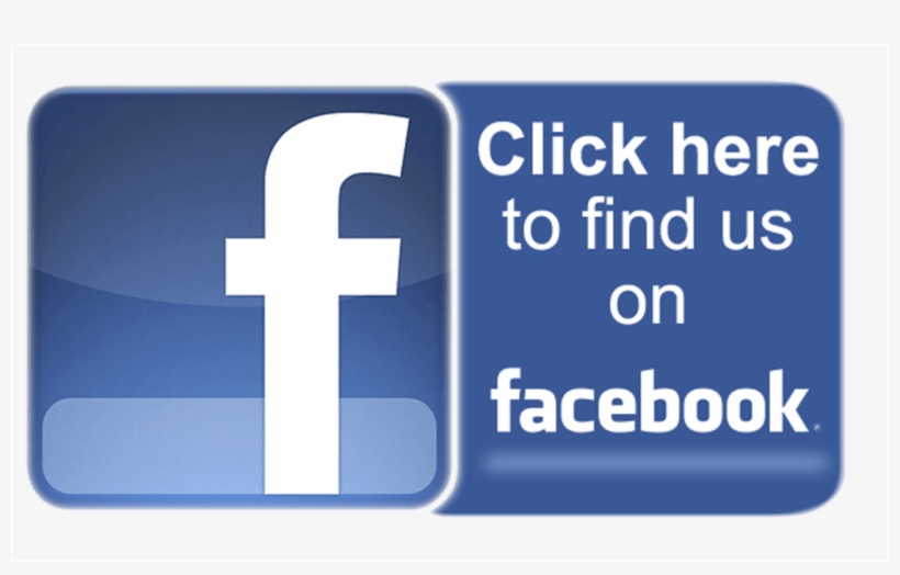 Find Us On Facebook - Facebook Click Here Button, transparent png #304007