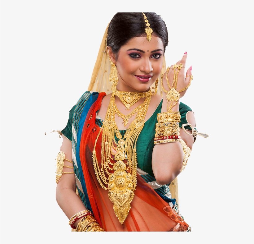 Dhanteras - Jewellery With Model Png, transparent png #304009