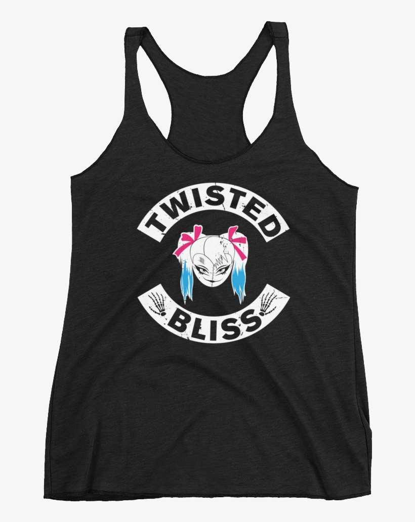 Alexa Bliss "twisted Bliss" Women's Racerback Tank - Women's Tank Top Monarch Butterfly Design With Angel, transparent png #304049