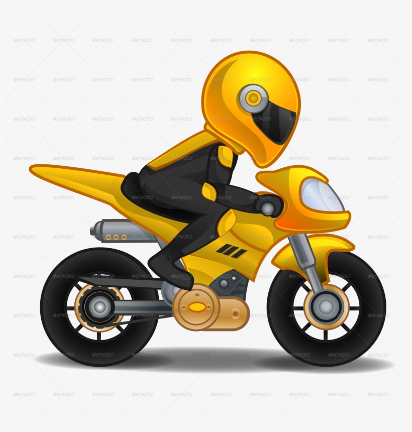 Cartoon - Motorcycle, transparent png #304147