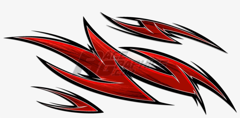 Fire Flare Red Vinyl Wrap - Car, transparent png #304238