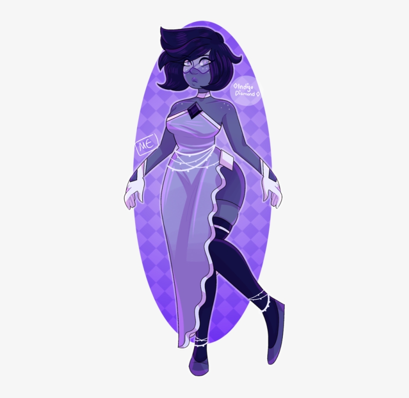 Indigo Diamond For A Court My Friend Is Working On - Indigo Diamond Steven Universe, transparent png #304854