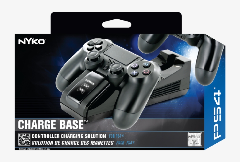 Charge Base For Ps4 - Nyko Ps4 Charge Base (charging Station), transparent png #304962