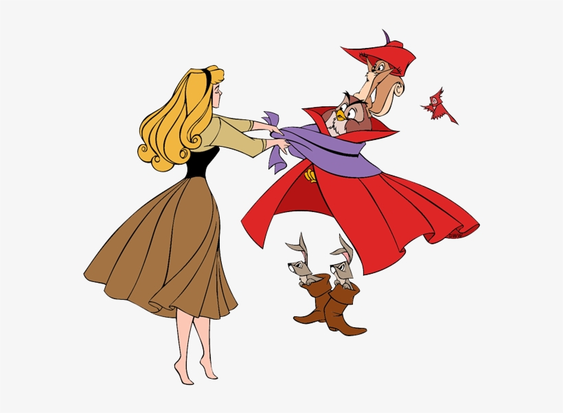 Top 94 Beauty Clip Art - Disney Sleeping Beauty Animals, transparent png #305216