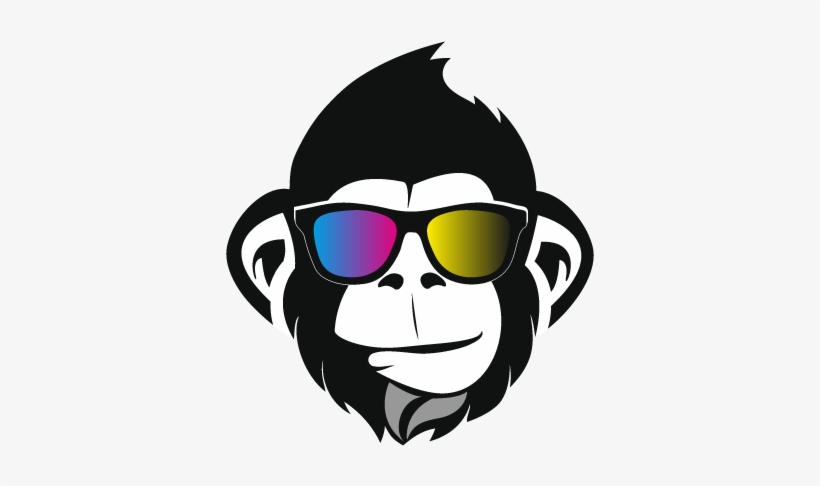 Print Monkey Print Monkey - Monkey Head Png, transparent png #305219