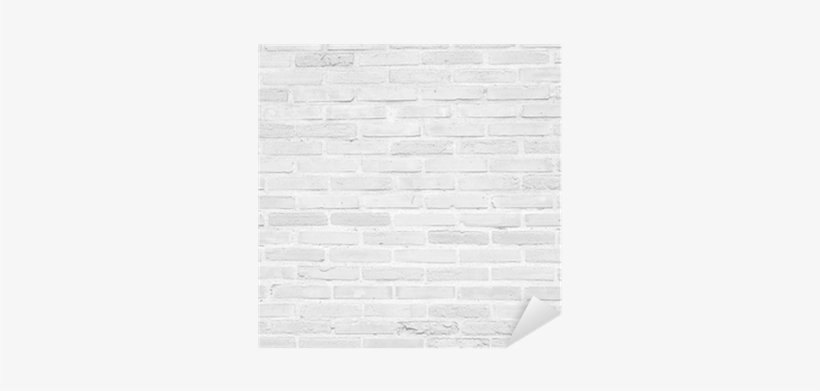 White Grunge Brick Wall Texture Background Sticker - Brickwork, transparent png #305322