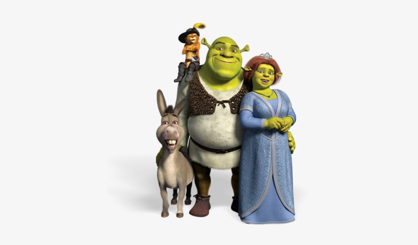 About The Adventure - Shrek Fiona Donkey Puss In Boots, transparent png #305346
