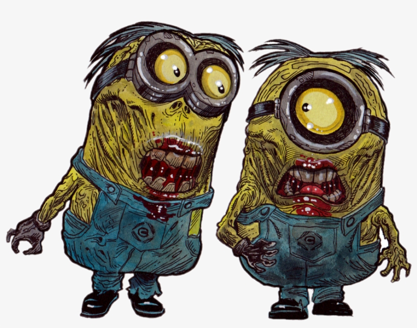 Minions Zombie Minionnn Image Download - Minion Zombie, transparent png #305546