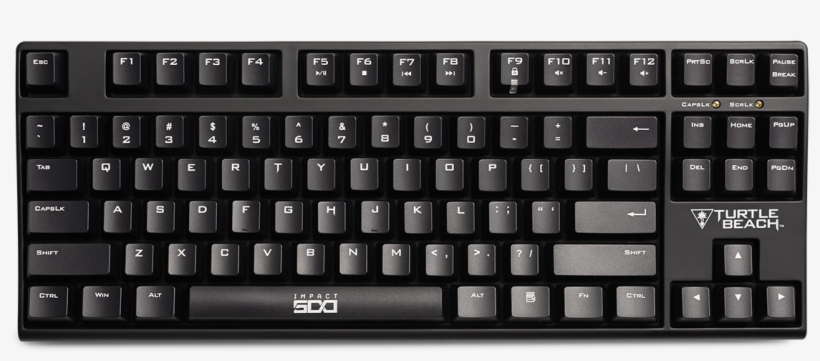 The Turtle Beach Impact 500 Mechanical Gaming Keyboard - Teclado Turtle Beach Impact 500, transparent png #305570