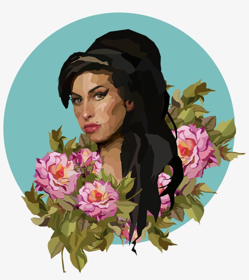Amy Winehouse - Alexis Holm - Flower, transparent png #305615