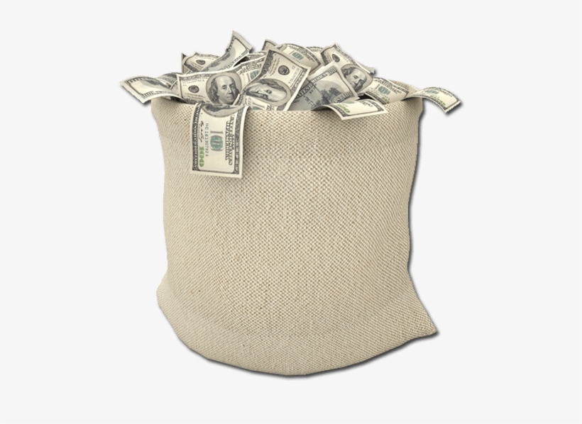 Bag With Million Dollars, transparent png #305649