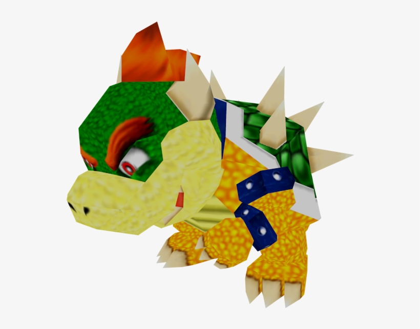 Download Zip Archive - Super Mario 64 Bowser Png, transparent png #305781