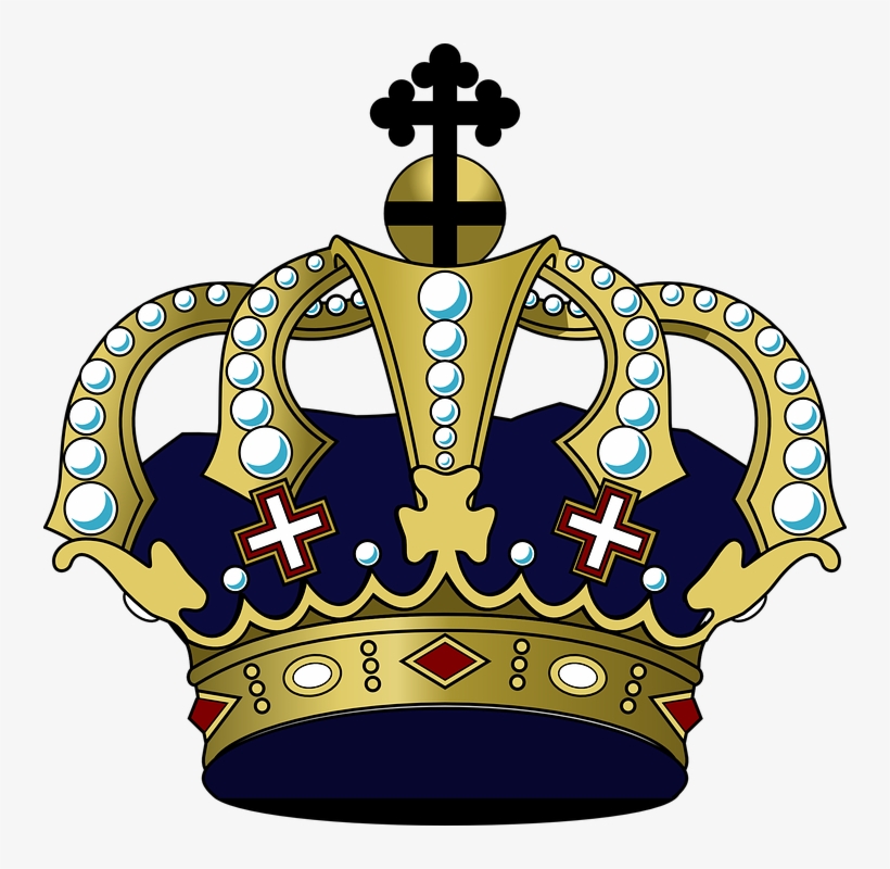 Free Vector Graphic - Royal Blue Crown Png, transparent png #305818