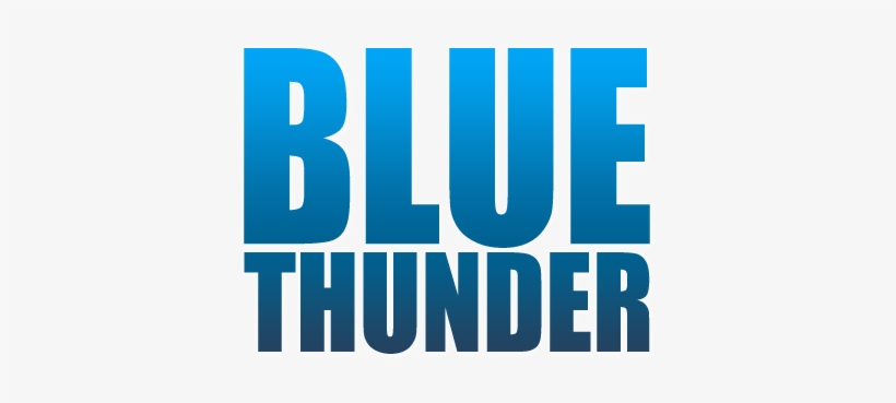 Blue Thunder Movie Logo - Blue Thunder Logo, transparent png #305984