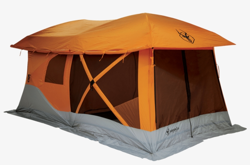 Miscellaneous - Gazelle 8 Man Camping Hub Tent Wscreen Room 26800, transparent png #306036