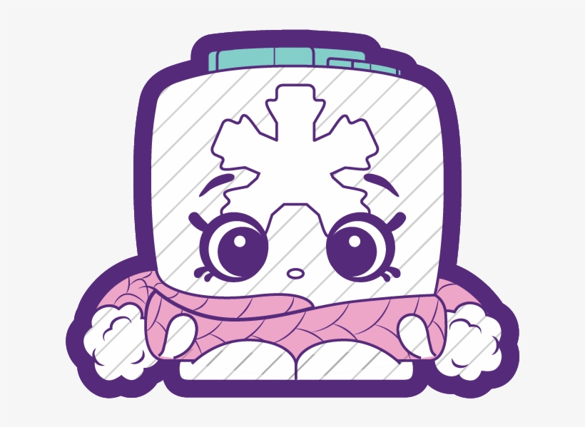 Blockey Is A Special Edition Frozen Flakes Tribe Shopkin - Shopkins, transparent png #306133