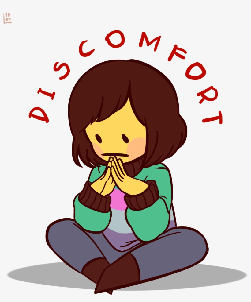 Yr C O Undertale Male Boy Cartoon Clip Art - Discomfort Undertale, transparent png #306135