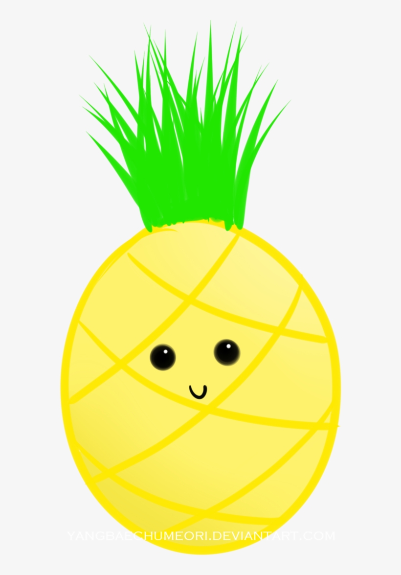 Transparent Pineapple Kawaii - Pineapple Kawaii Png, transparent png #306180