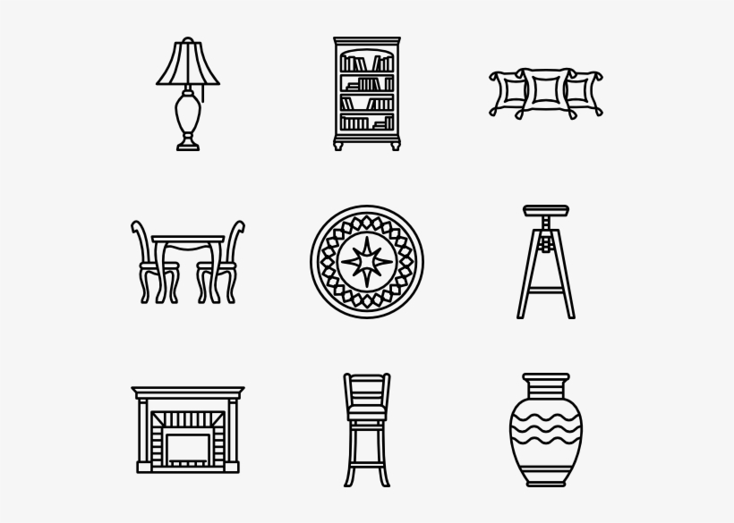 Vintage Furniture - Furniture Icon, transparent png #306415