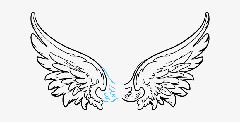 Jpg Transparent Angel Step By At - Sketch Drawing Angel, transparent png #306518