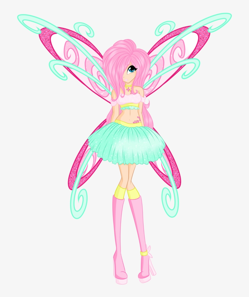 Iikiui, Belly Button, Clothes, Fairy, Fairy Wings, - Mlp And Winx Club, transparent png #306624