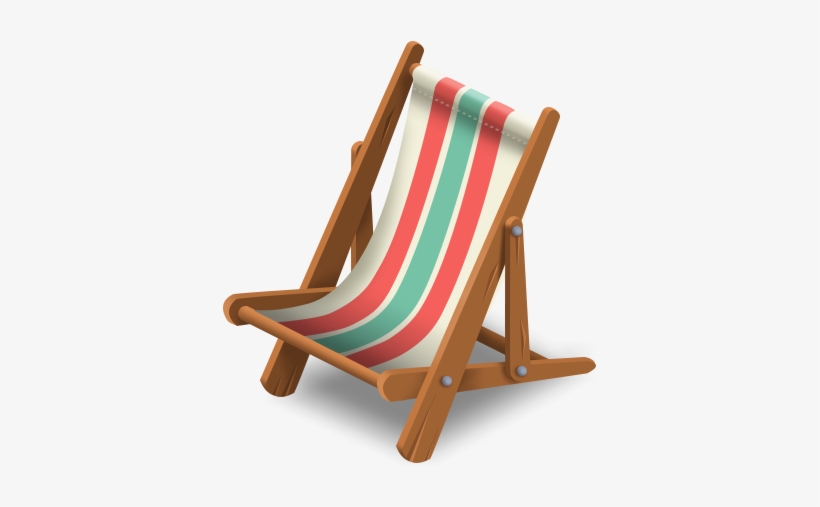 Beach Chair Summer - Silla De Playa Png, transparent png #306712