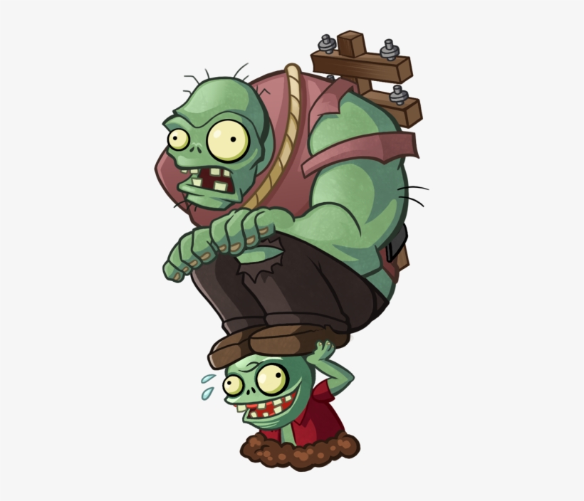 Zombies Heroes Birthdayz Cards - Pvz Heroes Gargantuar Throwing Imp, transparent png #306799