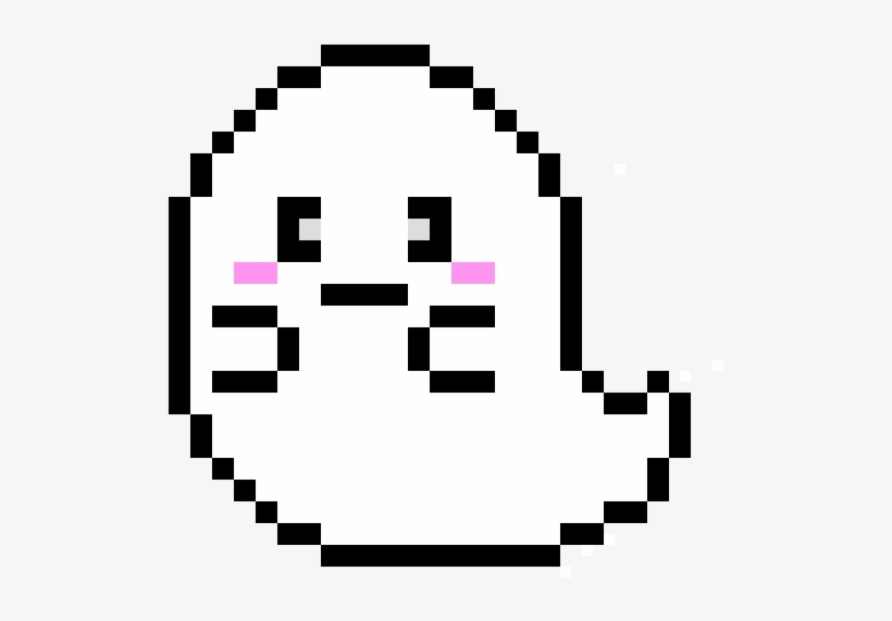Kawaii Ghost - Fnaf Pixel Art, transparent png #307177
