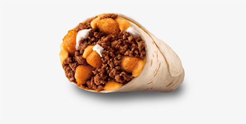 Pdp 1 2 Cheesy Potato - Extra Big Burrito Taco Bell, transparent png #307562